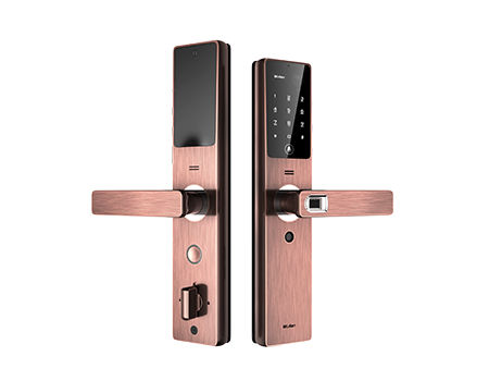 Wulian可視智能門鎖_半導體指紋開鎖，活體生物識別技術